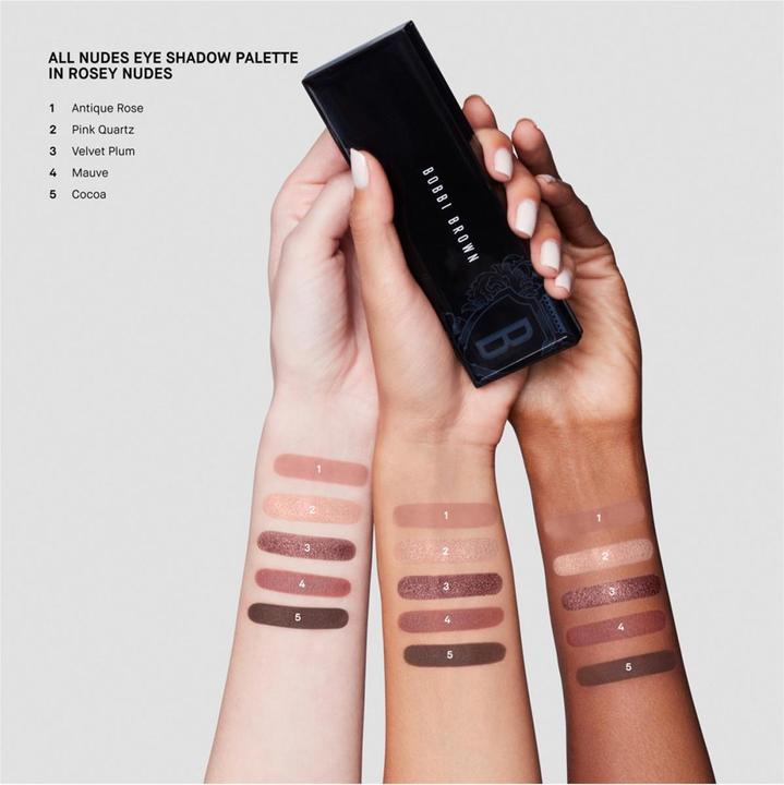 Actual product image Bobbi Brown BB Eye Shadow - Rosey Nudes Palette (Rosey Nudes)