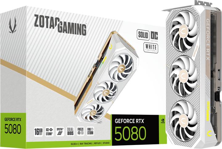 Produktbild Zotac GeForce RTX 5080 Solid OC White Edition (16 GB)