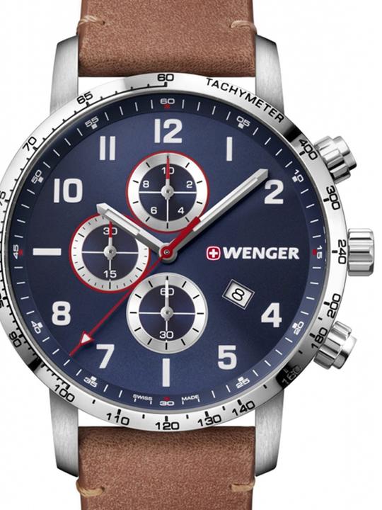 Image du produit Wenger Attitude Chrono (Montre analogique, Chronographe, Swiss Made, 44 mm)
