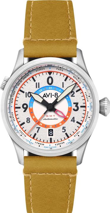 Image du produit AVI-8 AV-4120-02 Wingman Worldtimer GMT (Montre pilote, 41 mm)