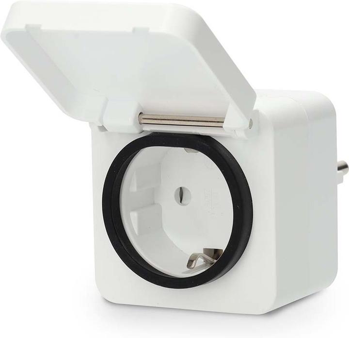 Produktbild Nedis SmartLife Smart Stecker Zigbee 3.0 | IP44 | Leistungsmesser | 3680 W | Type F (CEE 7/7) | -10