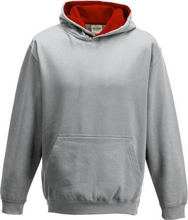 Heather grey, Flame-red