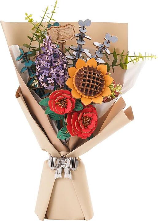 Image du produit Robotime Kit de maquettes 'BOUQUET DE FLEURS'.