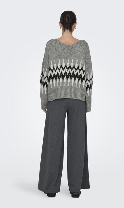 Produktbild JdY Jdydinea L/S Rev V-Neck Jacq Pull Knt (M)