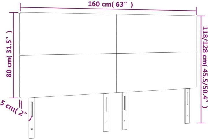 Produktbild VidaXL Roberto (160 x 5 x 128 cm)