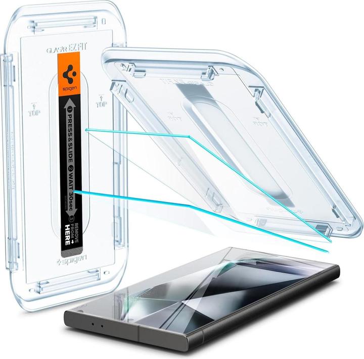 Actual product image Spigen Glas.tR EZ Fit (2 Piece, Samsung Galaxy S24 Ultra)