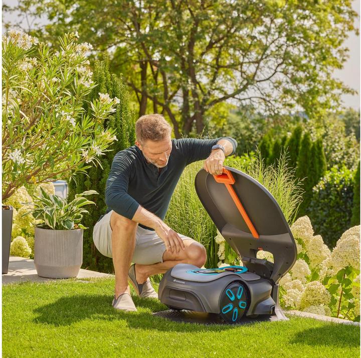 Actual product image Gardena SILENO Robotic Mower Garage for SILENO pro / max / free (Mowing robot, Robot mower garage)