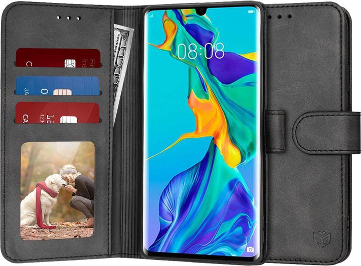 Actual product image Techsuit - Diary Book - Huawei P30 Pro / P30 Pro New Edition - Black (Huawei P30 Pro, Huawei P30 Pro New Edition)