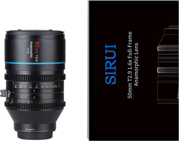 Image du produit Sirui Venus 50mm T2.9, Sony E (Sony E, Plein format)