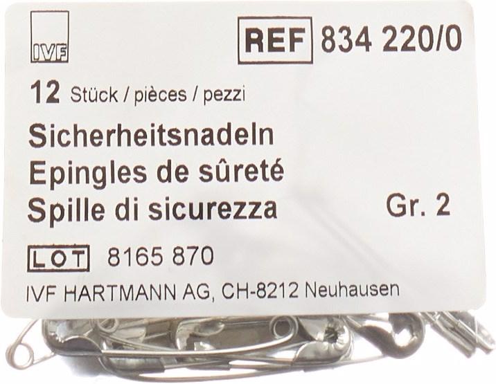 Image du produit IVF Hartmann Sicherheitsnadeln Gr2 38mm