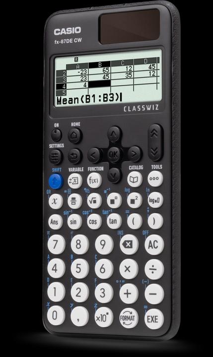 Actual product image Casio FX-87DE CW (Batteries, Solar cells)