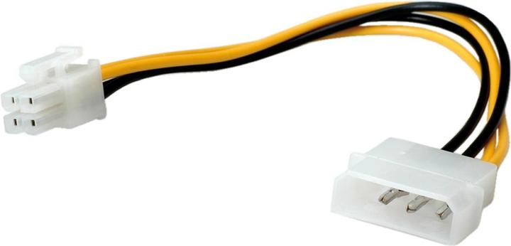 Image du produit Roline Câble d'alimentation interne, 4 pôles HDD / ATX12V-P4 4 pôles Power 0,15 m