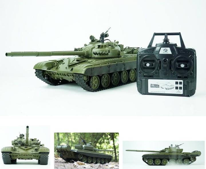 Immagine prodotto Es-toys Carro armato Heng Long RC Russo T-72 (RTR pronto all'uso)