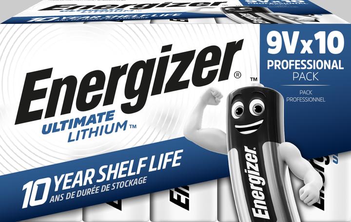 Produktbild Energizer Ultimate Lithium (10 Stk., 9V Block)