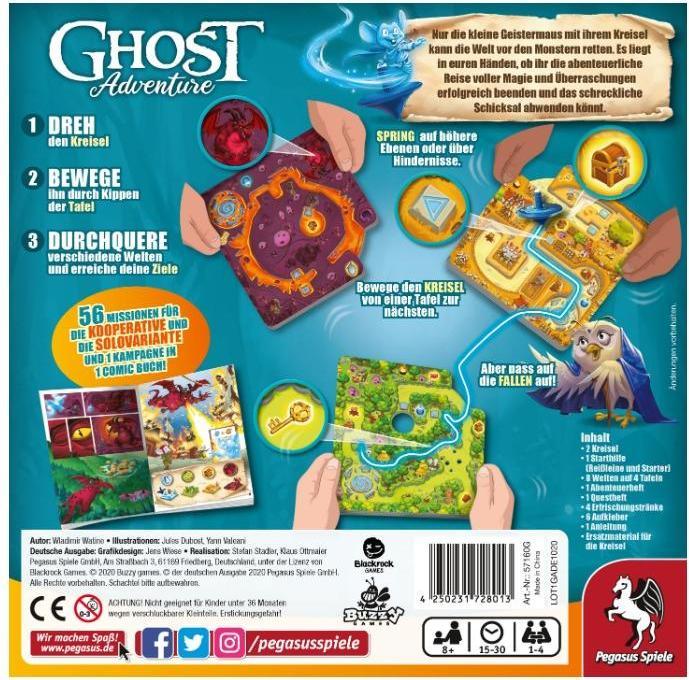 Actual product image Pegasus Ghost Adventure (German)
