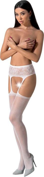 Produktbild Passion S028 Medias Con Liguero Blanco Talla Unica (One Size, Einzelpack)