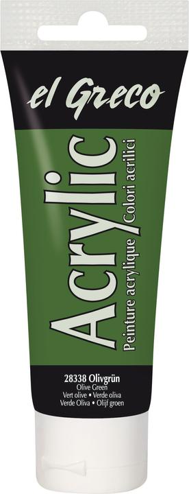 Image du produit Kreul el Greco Acrylic 75ml (Vert olive, 75 ml)