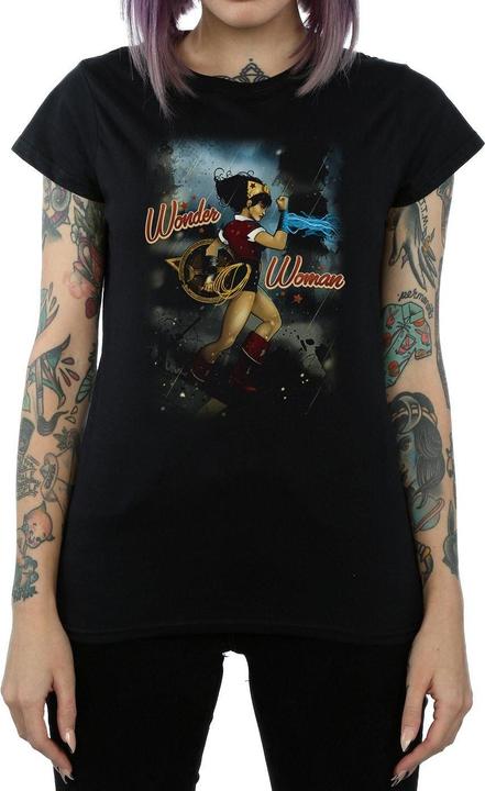 Image du produit - T-shirt WONDER WOMAN BOMBSHELL COVER - Femme (L)