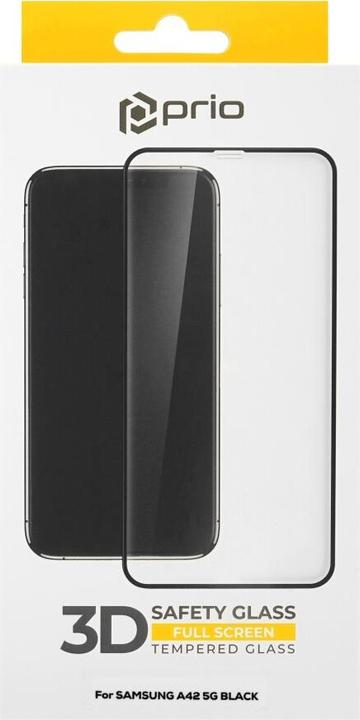 Immagine prodotto prio Vetro antiproiettile 3D per Samsung A42 5G nero (1 Pezzo/i, Samsung Galaxy A42 5G)