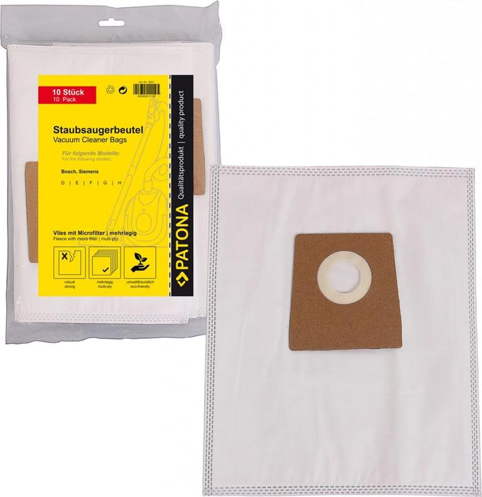 Immagine prodotto Flickbee Sacchetto Hoover tipo D E F G per BOSCH (10 pezzi) (1 x)