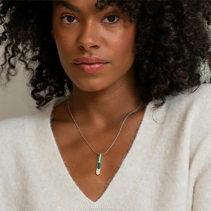 Produktbild Ti Sento Milano Collier mit Zirkonia bicolor vergoldet 3954MA/42 (925er Silber, 48 cm)