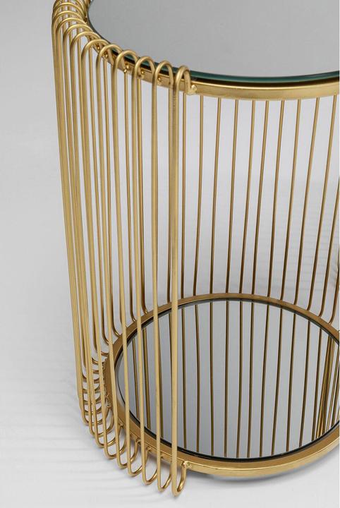 Produktbild Kare Design Beistelltisch Wire Double Brass (2/Set)