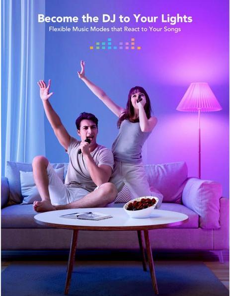 Actual product image Govee Smart Light Bulb (E27, 9 W, 1200 lm, 1 x, F)