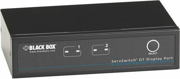Actual product image Black Box KVM Switch 2 Port KV9702A