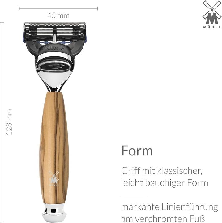 Image du produit Mühle Rasierset "Vivo Olivenholz"