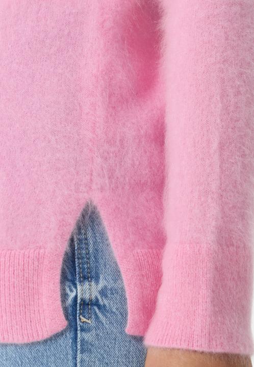 Image du produit Cash-Mere Brushed Kaschmir Rundhals Pullover mit Seitenschlitzen (M)