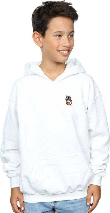 Actual product image Star Wars Boys The Force Awakens BB-8 Chest Print Hoodie (140, 146)