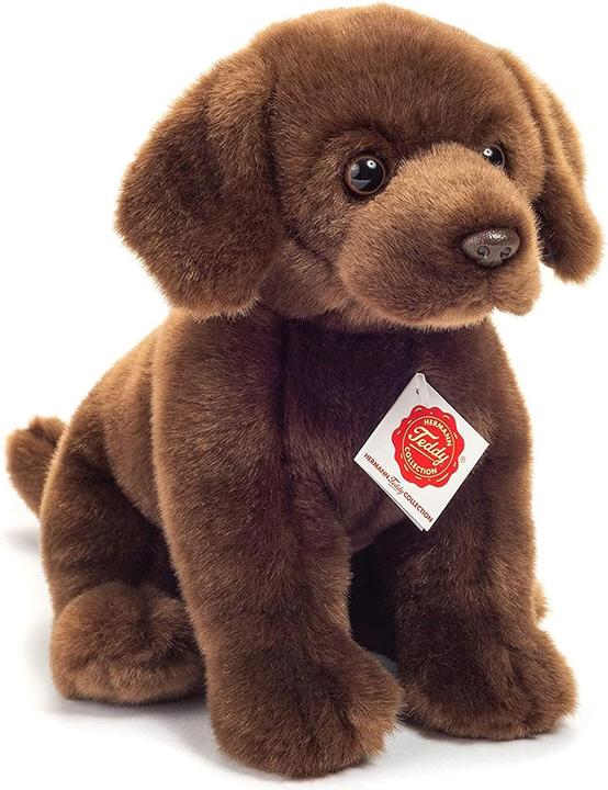 Immagine prodotto Teddy Hermann Labrador seduto marrone scuro (10 cm)