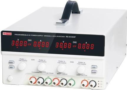 Image du produit Rs Pro 0-30V, 0-5A*2 adjustable, 5V, 3.3V, 2.5V