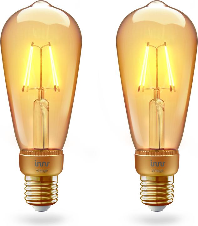 Actual product image Innr Smart Bulb filament vintage (E27, 4.20 W, 390 lm, 2 x, F)