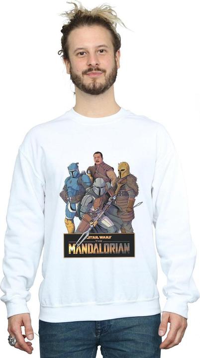 Image du produit Star Wars - Sweat THE MANDALORIAN CHARACTER COLLAGE - Homme (S)