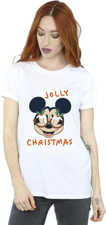 Produktbild Disney Mickey Mouse Jolly Christmas Glasses TShirt (XL)