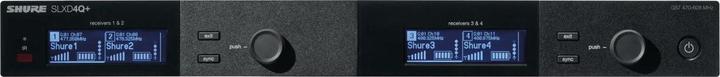 Immagine prodotto Shure SLXD4Q+E=-G65 - Odbiornik poczwórny cyfrowy (470-606 MHz)