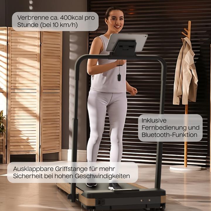 Actual product image Twheels WalkingPad Laufband aus Eichenholz
