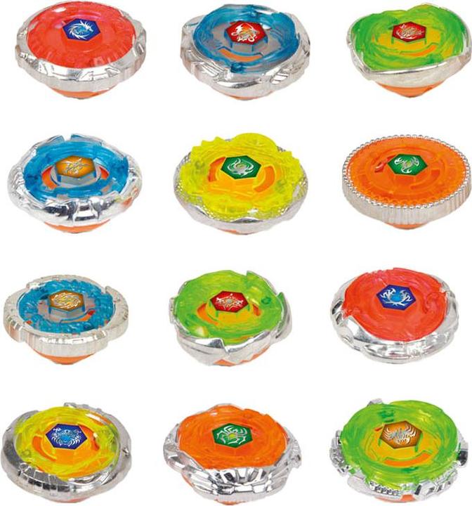 Actual product image Sombo Assorted metal spinning tops