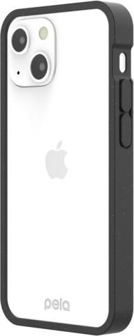 Pela Clear - Eco-Friendly iPhone 13 mini case - Black (Apple iPhone 13 mini)