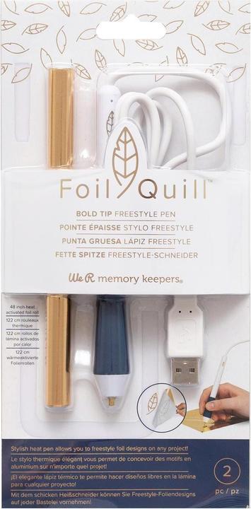 Image du produit We R Memory Keepers Kit de bricolage Foil Quill pointe large à main levée