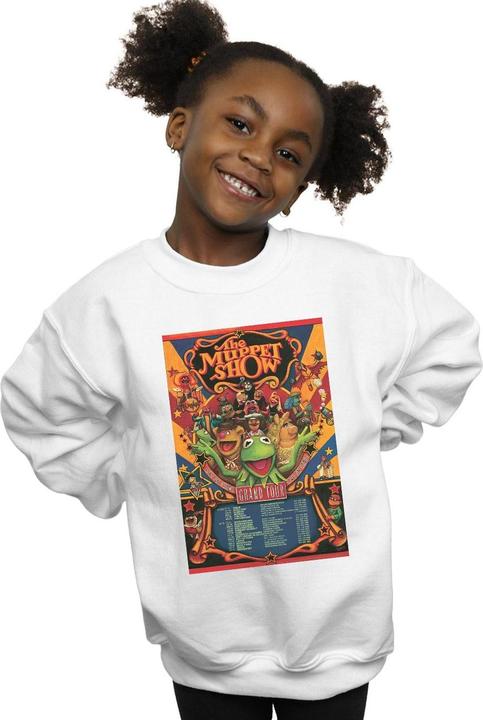 Actual product image Disney Girls The Muppets The Muppet Show Poster Sweatshirt (140, 146)