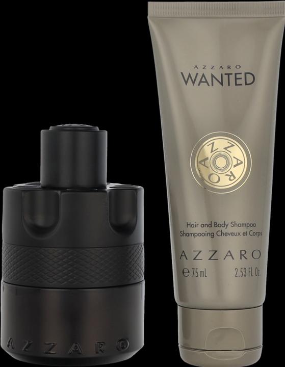 Produktbild Azzaro The Most Wanted Gift Set EDT 50 ml and Hair and Body Shampoo Wanted 75 ml 50ml (Parfum set)