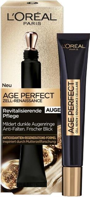 Produktbild L'Oréal Paris L'Oréal, Alter perfekt, Creme? Unter den Augen mit schwarzem Trüffel und schwarzem Tee, 15 ml (Crème, 15 ml)