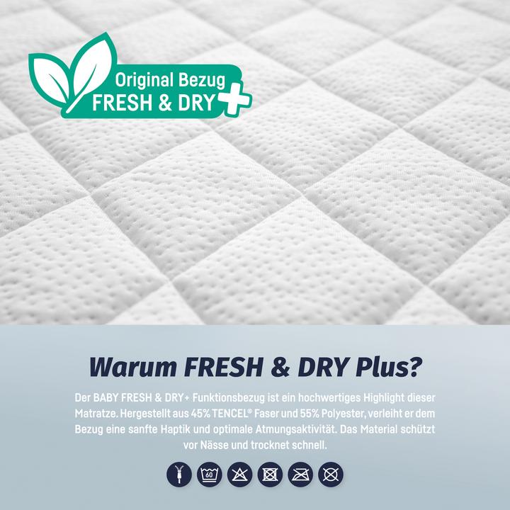 Actual product image Julius Zöllner Dr Lübbe Junior mattress (140 x 200 x 14 cm)