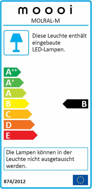 Label énergétique Moooi Random Light M Led Lampe à suspendre (805 lm)
