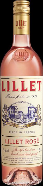 Image du produit Lillet Coffret cadeau Rosé 0.75 l avec verre (18 ans, 17 %, France, 1 x 75 cl, Vermouth)