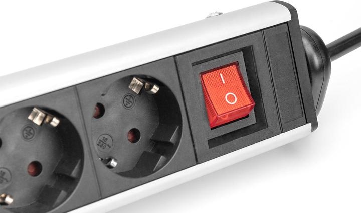 Image du produit Digitus Bloc multiprise en aluminium 6x 2xUSB-A/1xUSB-C (6 x, USB-C, USB-A, 1.50 m)