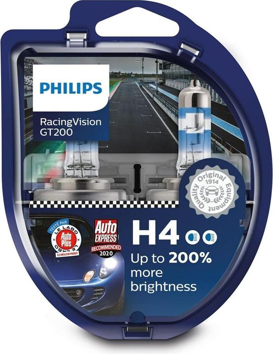 Actual product image Philips RacingVision GT200 (H4)