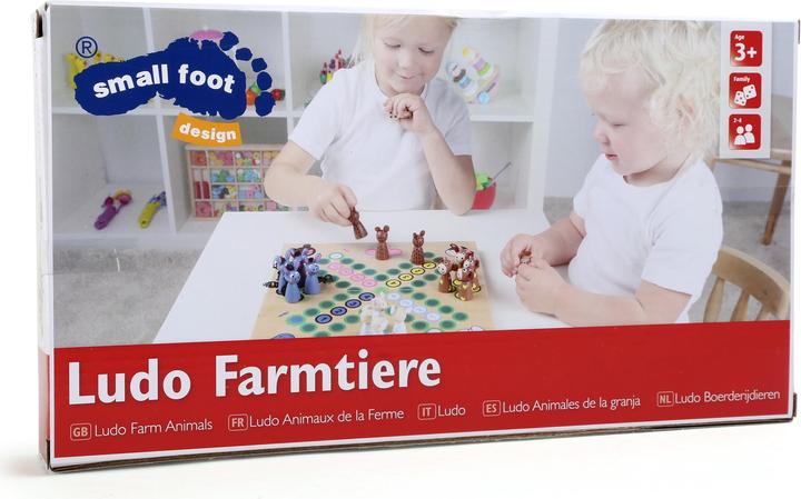 Produktbild small foot Ludo Farmtiere (Deutsch, Englisch, Französisch, Italienisch)